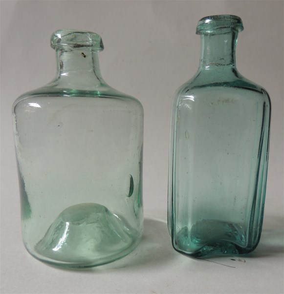 2 Early American Medicines Bottles
