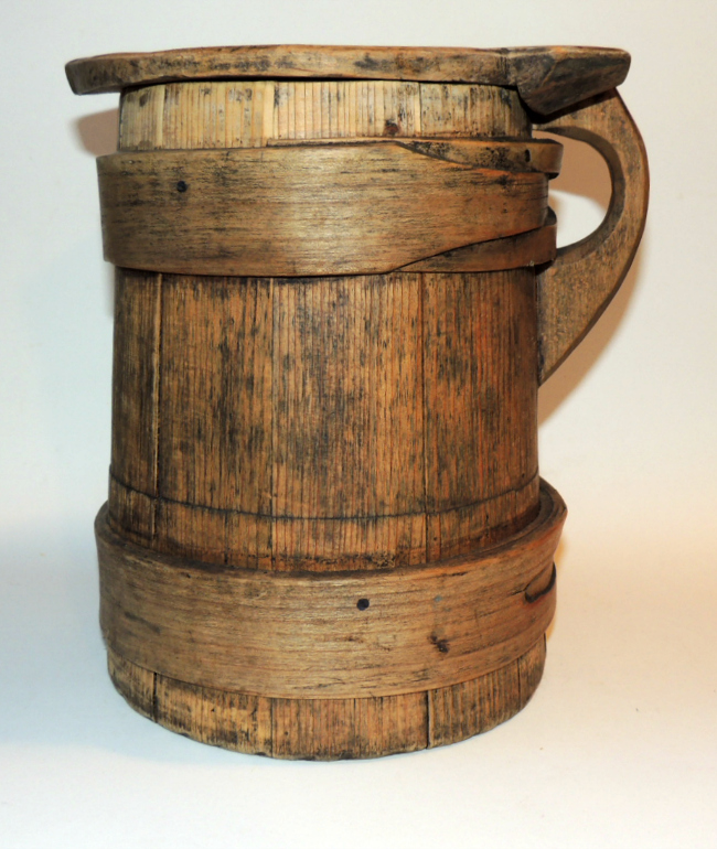 Huge Early Wooden Tankard