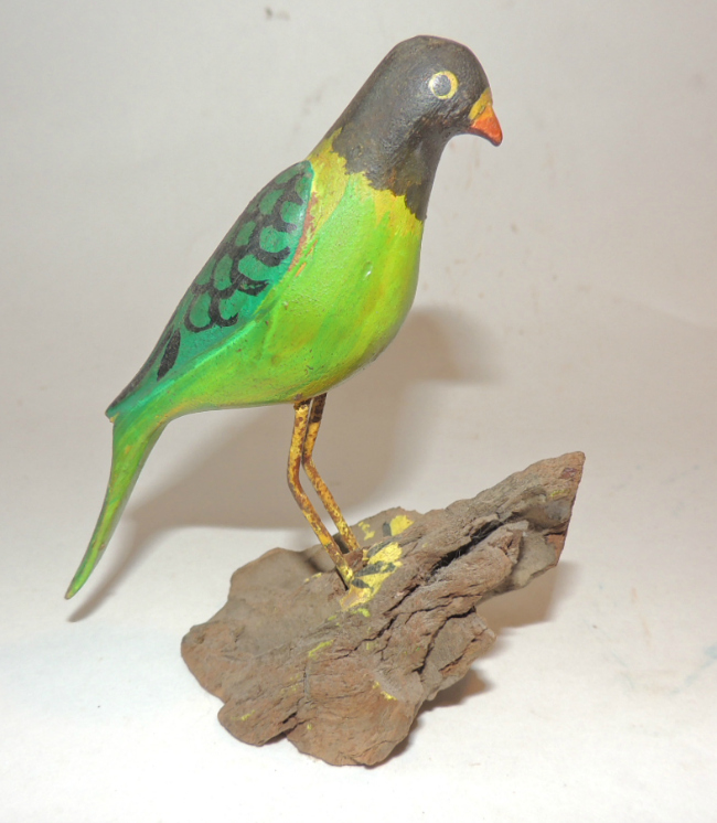 Hand Carved Parrot