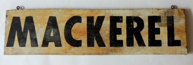 Old Mackerel Sign