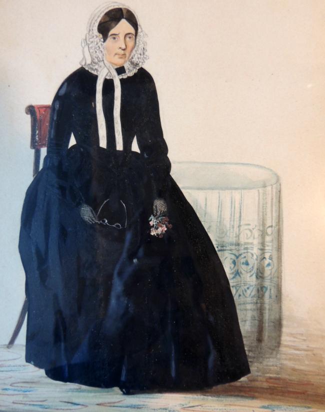 Mid 19th Century Portrait of Woman