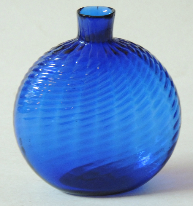 Rare Blue Pitkin type Bottle