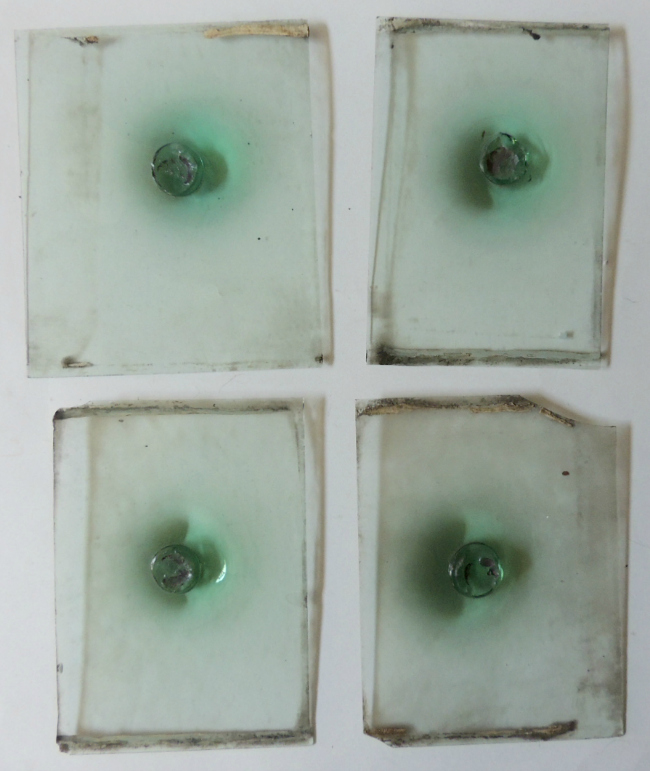 4 Early Bullseye Window Panes