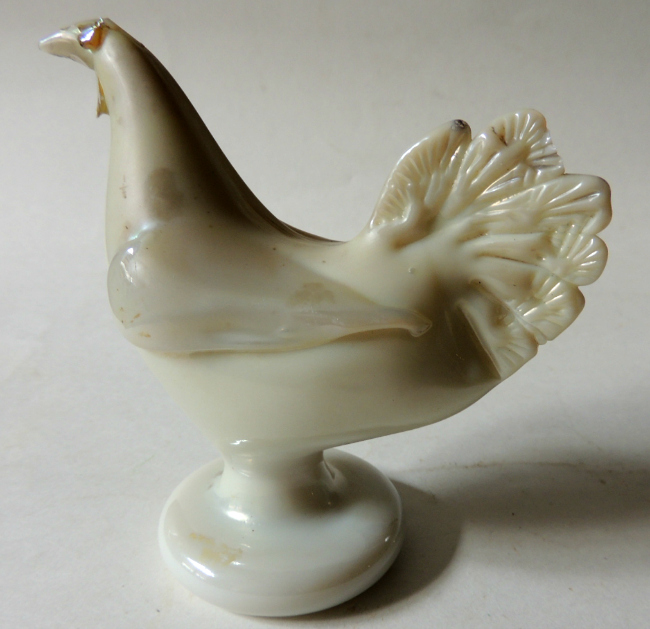 American Folk Art Glass Bird Toy