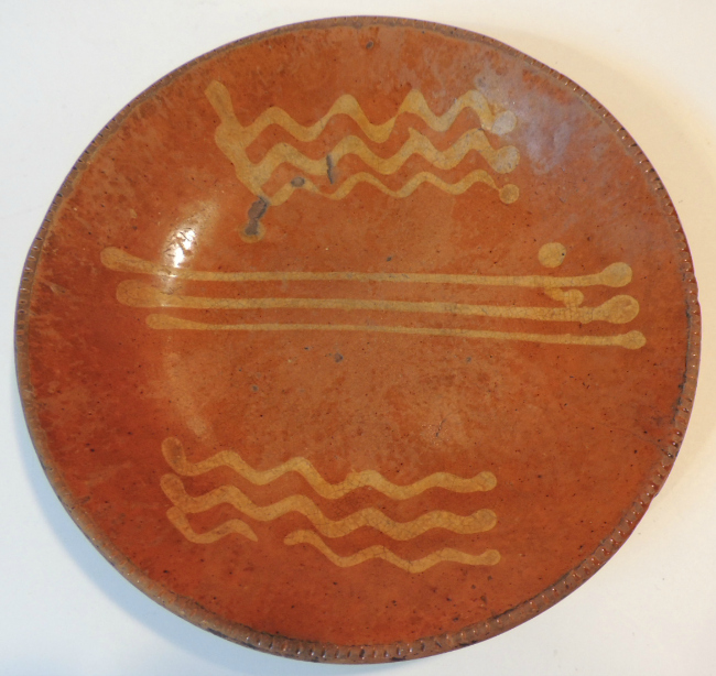 SJ Slipware Plate