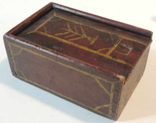 Early Decorated Candle Box