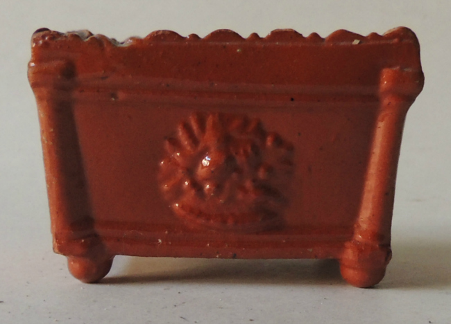 New England Molded Redware Salt