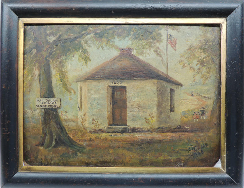 Hunterdon Co NJ 1822 Hexagonal  School House