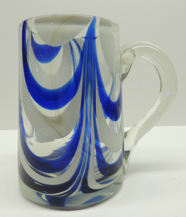 Millville NJ Nailsea Tankard
