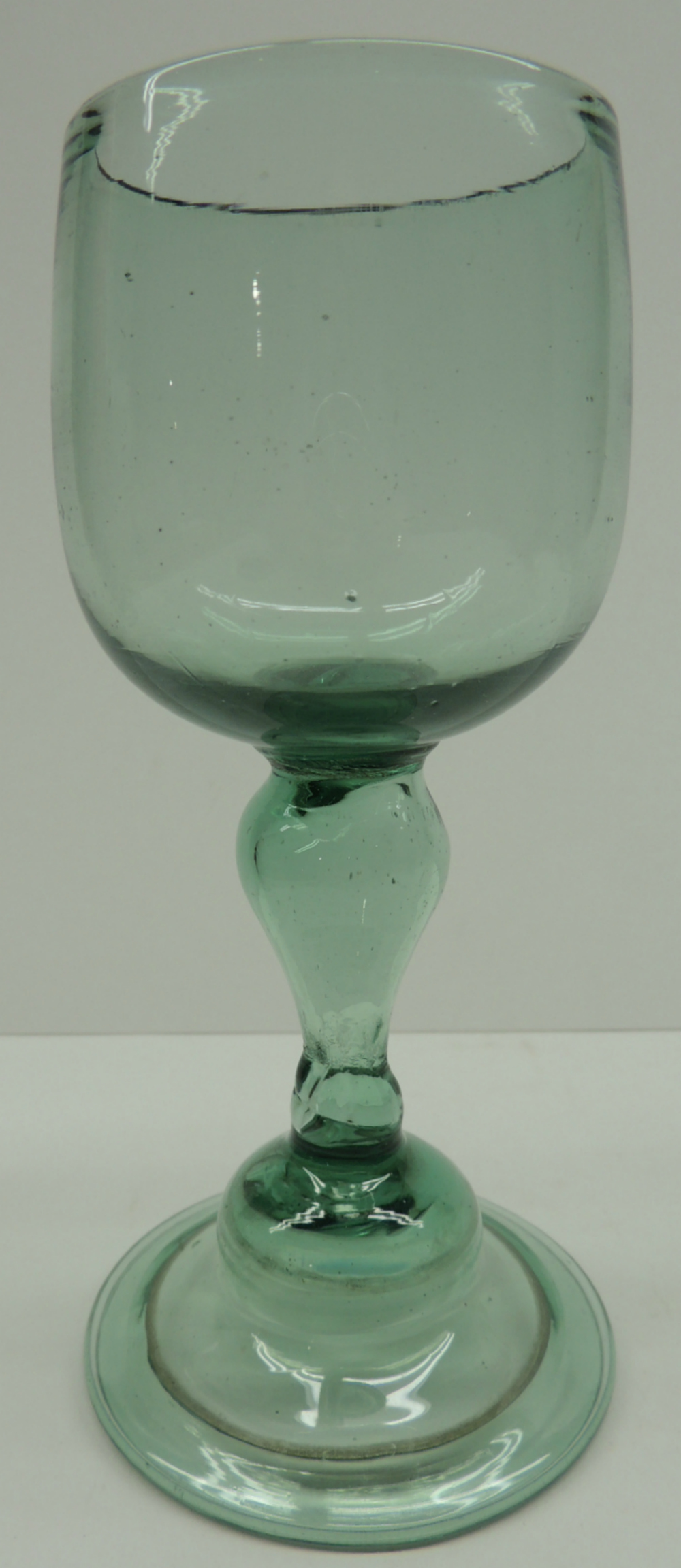 Large Late 18th Century Wine Glass