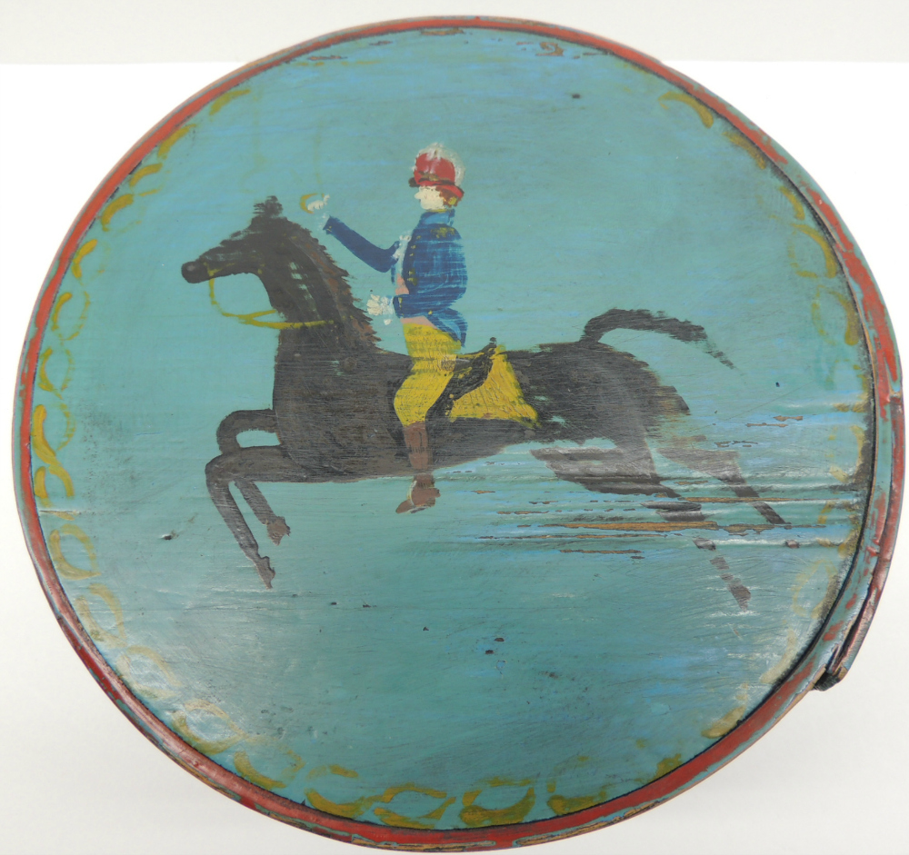19th Century Painted Pantry Box