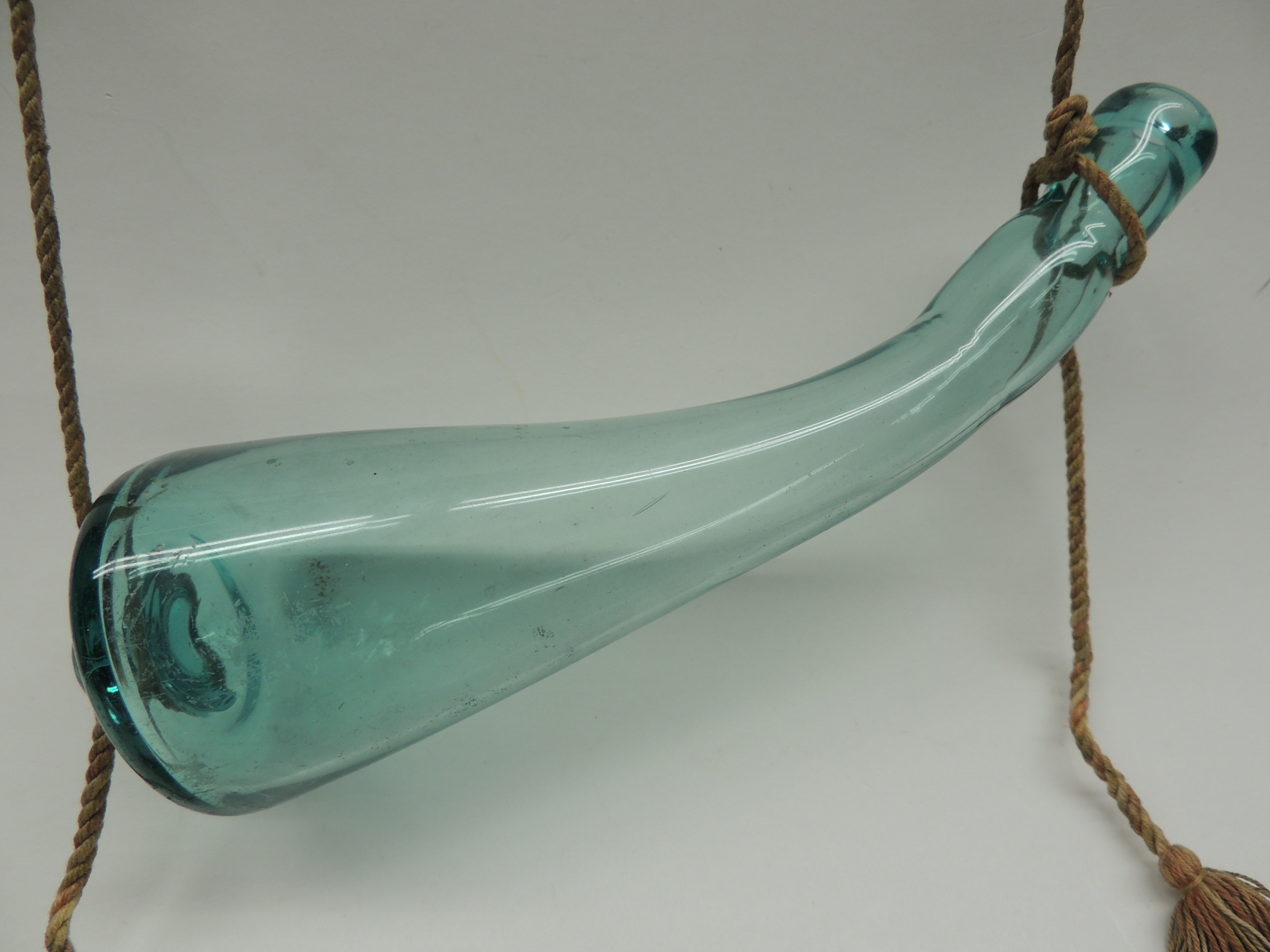 Early 19th Century SJ Powder Horn