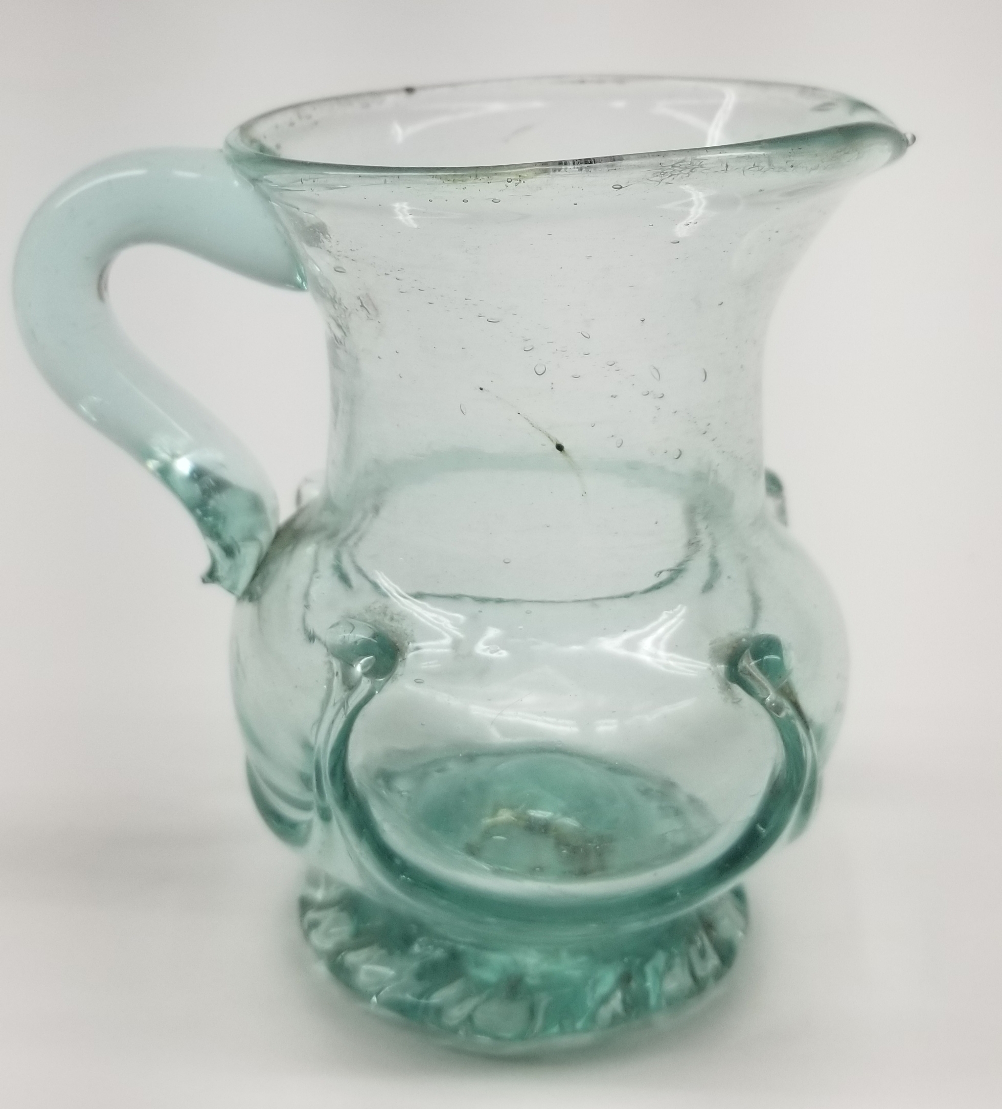 19th Century South Jersey Lilypad Creamer 