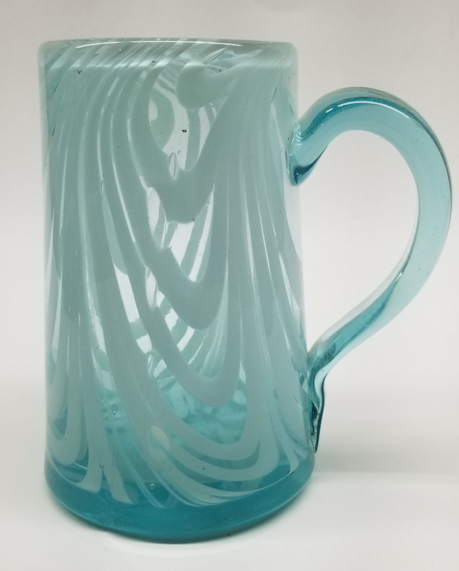 Large SJ Nailsea Tankard 