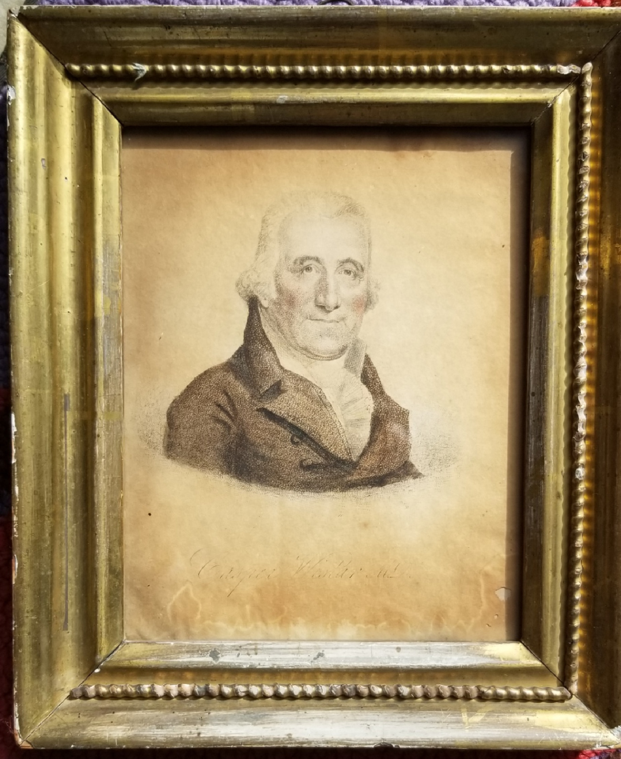 Dr Casper Wistar Engraving
