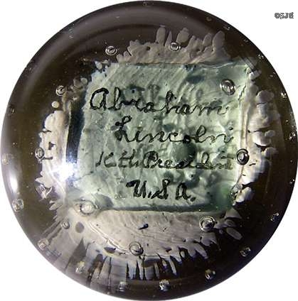 Abraham Lincoln Campain or Memorial Weight