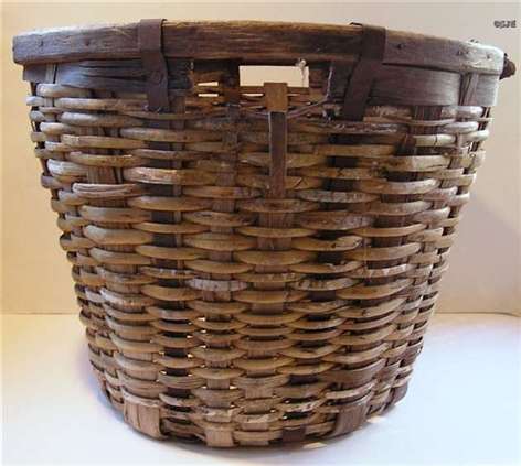 S.J. Oyster Basket Circa 1920s