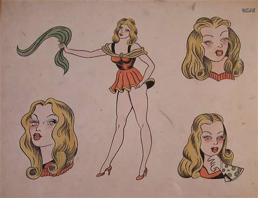 1940s Hand Drawn Flash