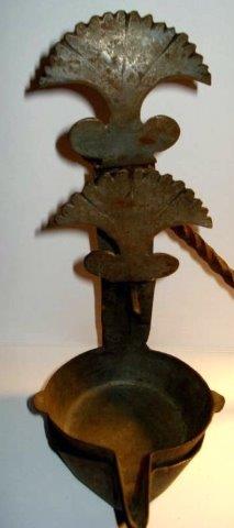 Early Decorated Fat Lamp