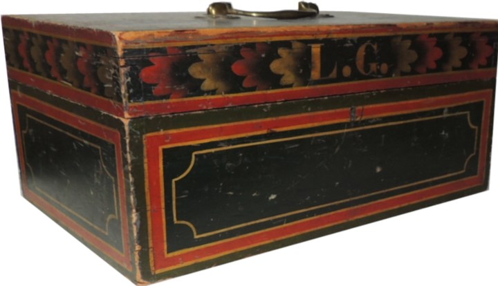 Original Paint Decorated Box
