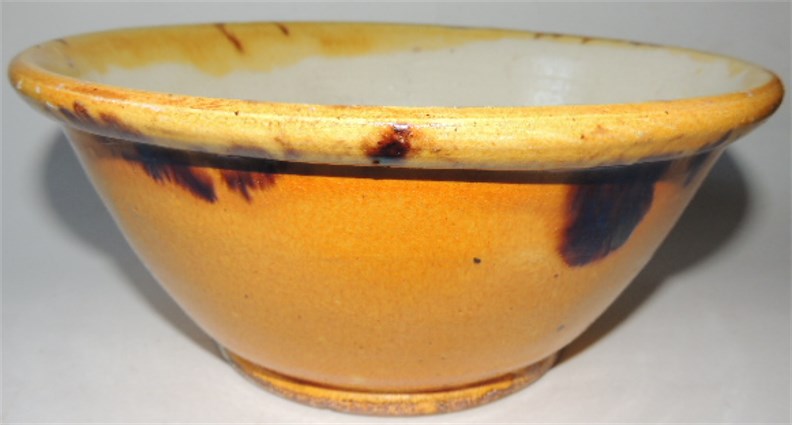 Decorated Red Earthenware Bowl