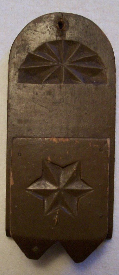 Old Chip Carved Match or Spill Holder