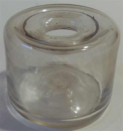 Good Early Blown Glass Ink Well