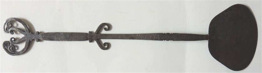 Dated Wrought Iron Spatula