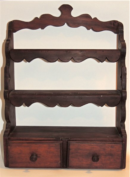 Original Period Decorated Spoon Rack