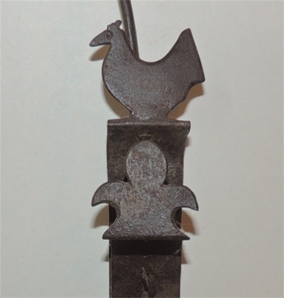 Early Iron Fat Lamp 