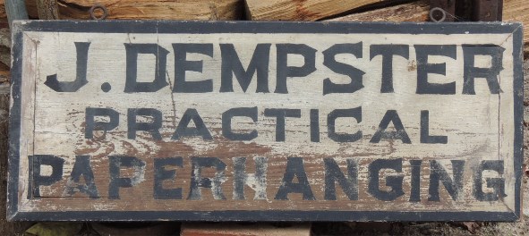Salem County NJ Wall Paper Hangers Sign