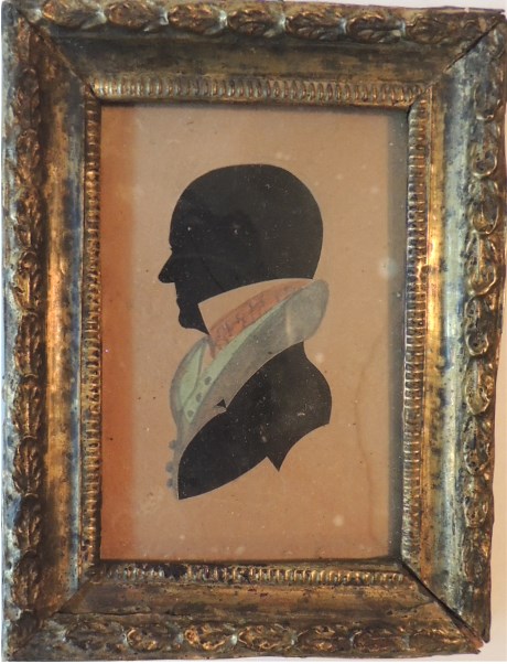 Early N.E.Silhouette w/original Frame 