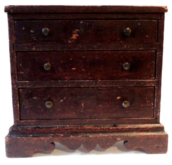 Signed Period Childs 3 Drawer Chest