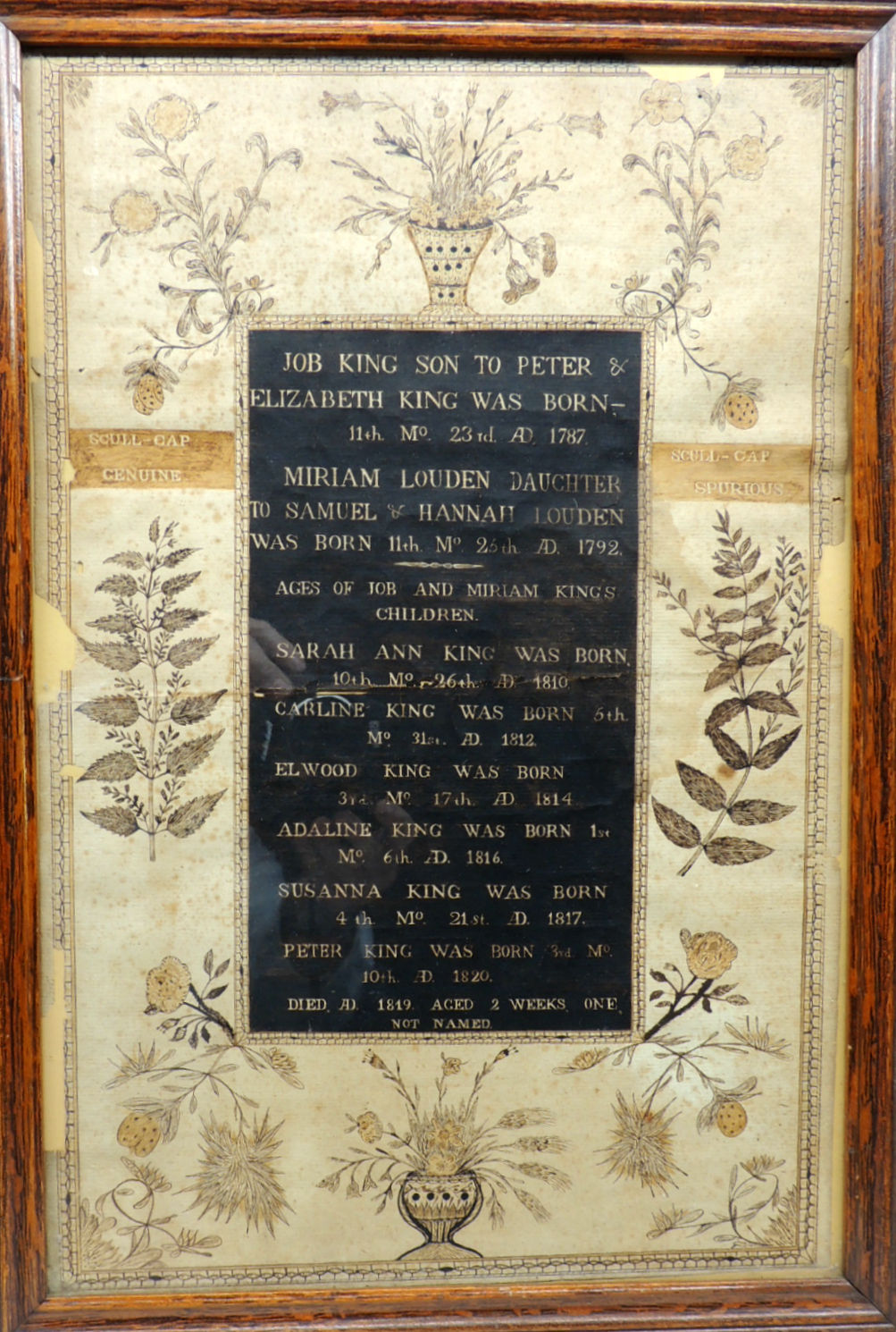 Early SJ Birth Record