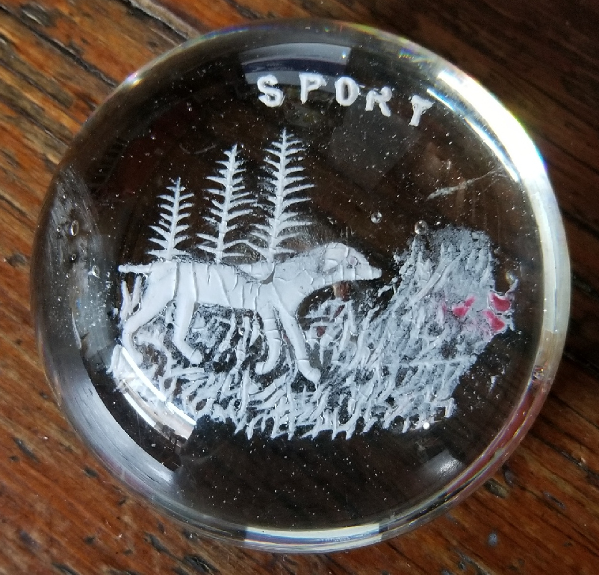 SJ Folk Art Paperweight