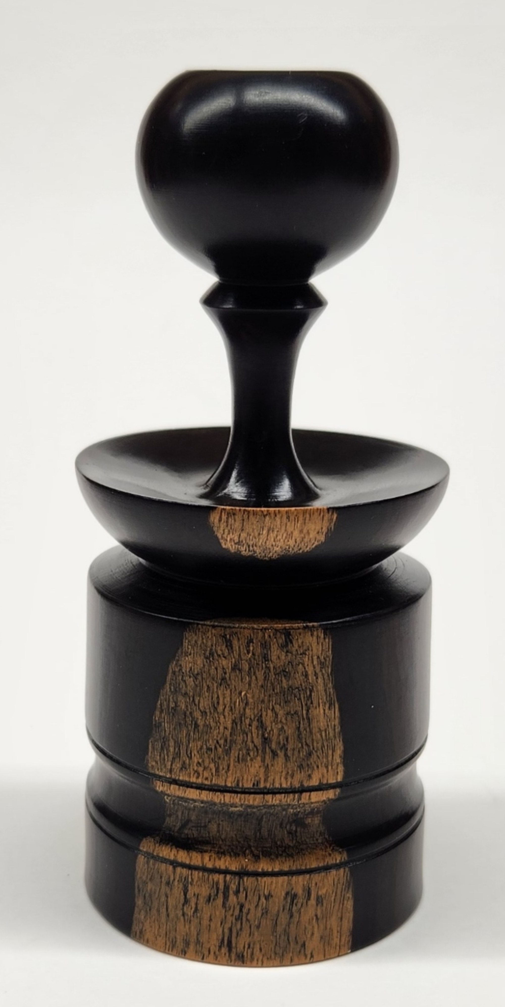 Early Ebony Candle Holder