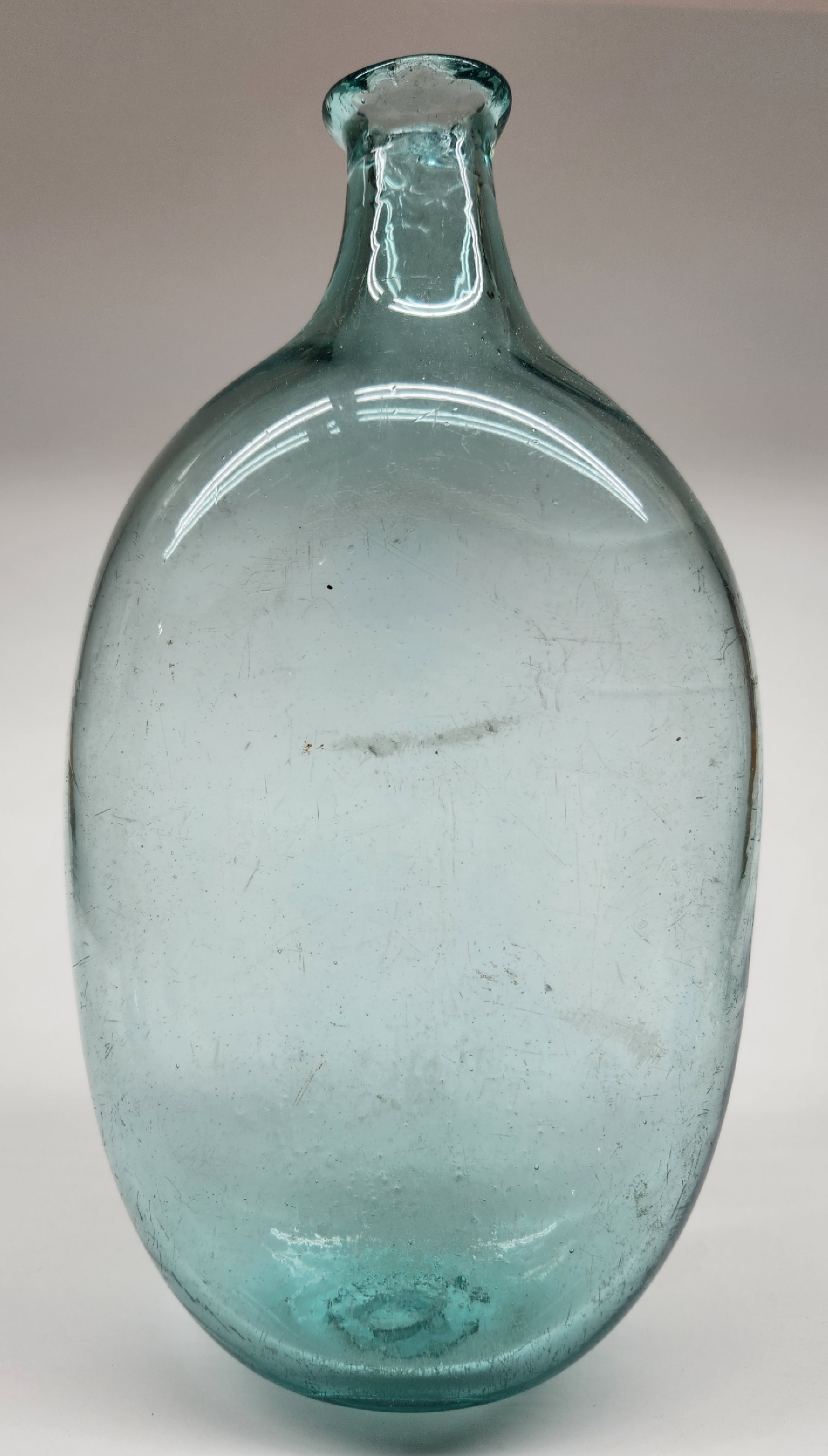 Huge Early American Saddle Bottle