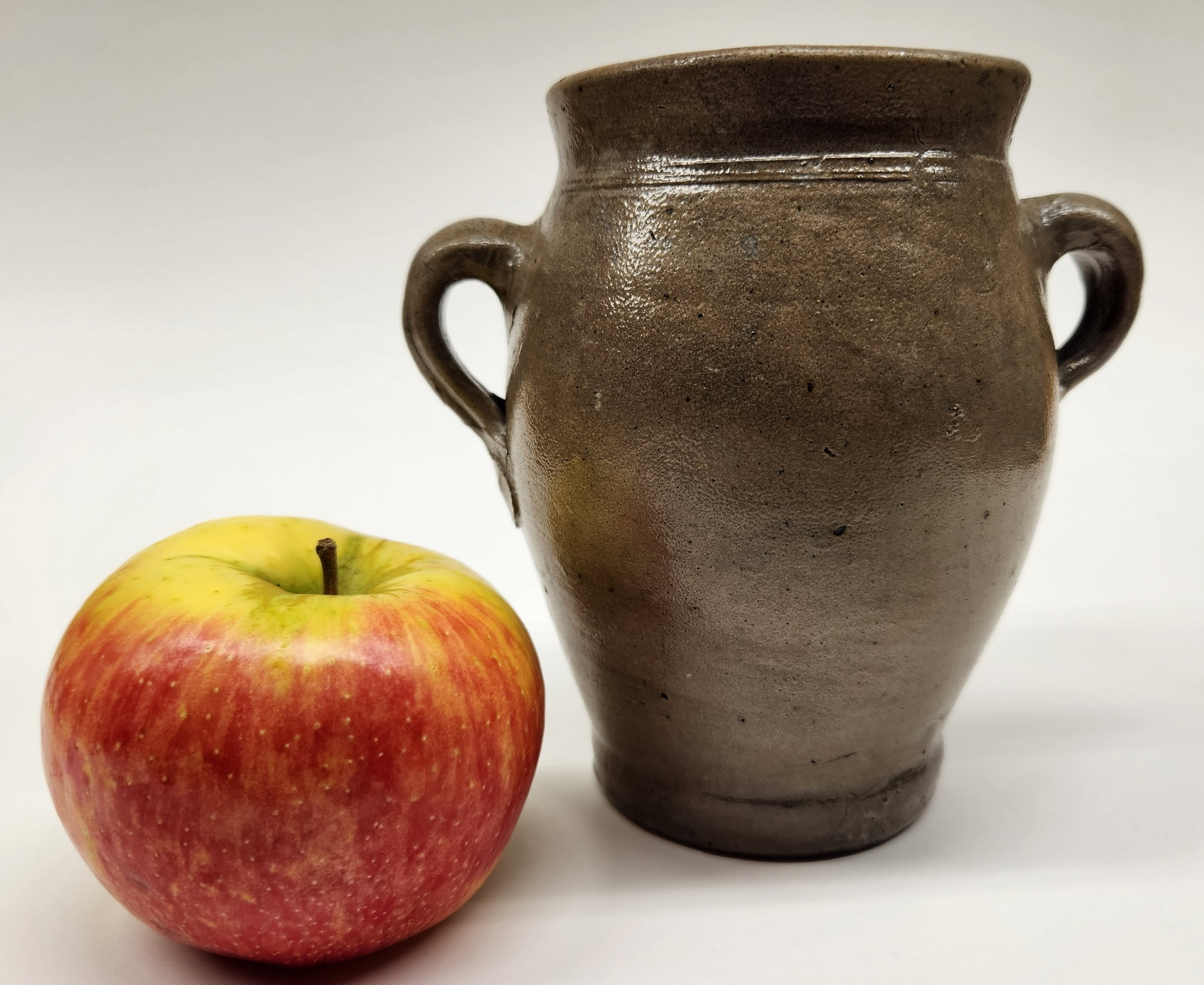 Very Small Early American Stoneware Jar