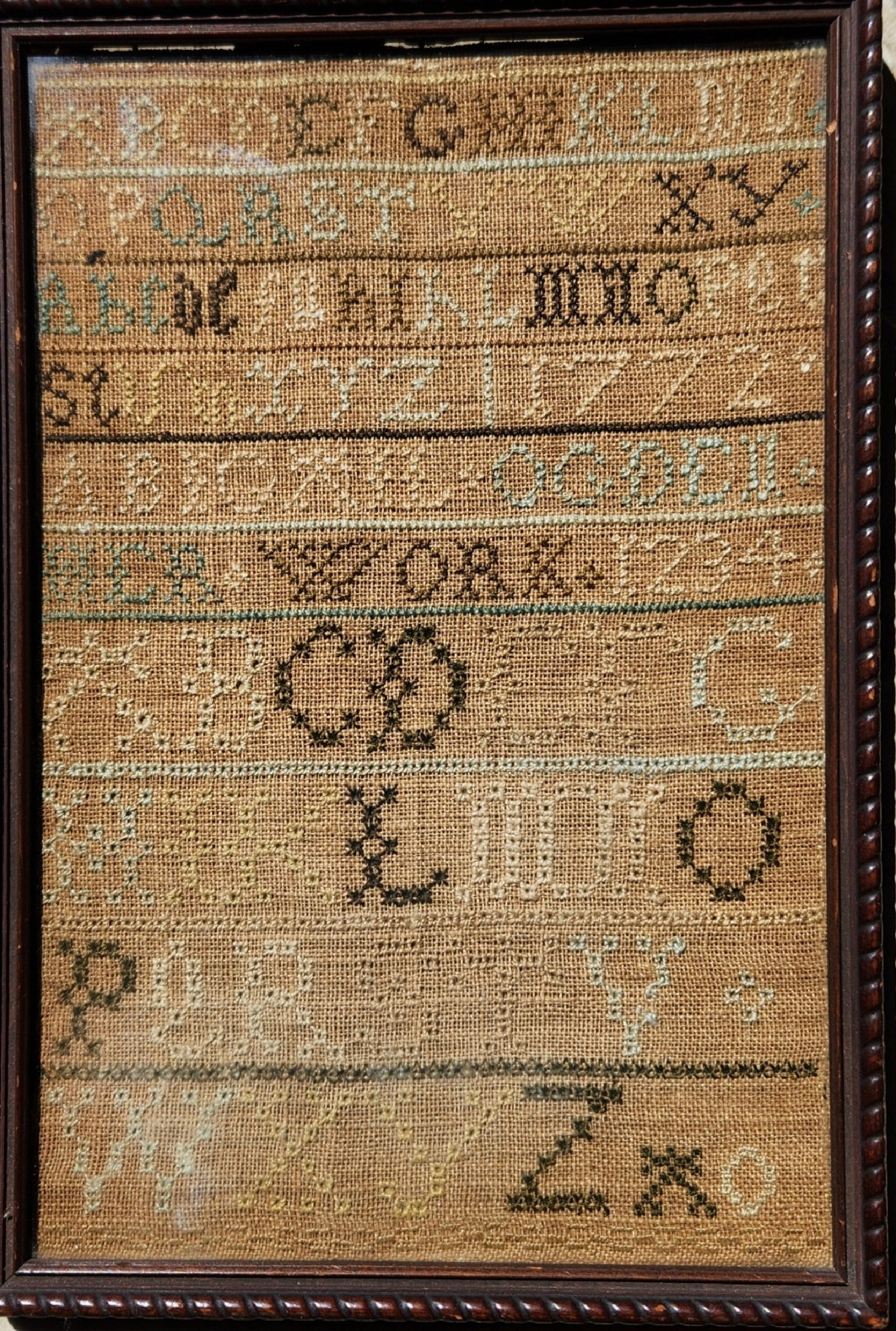 Small 1772 Quaker Sampler