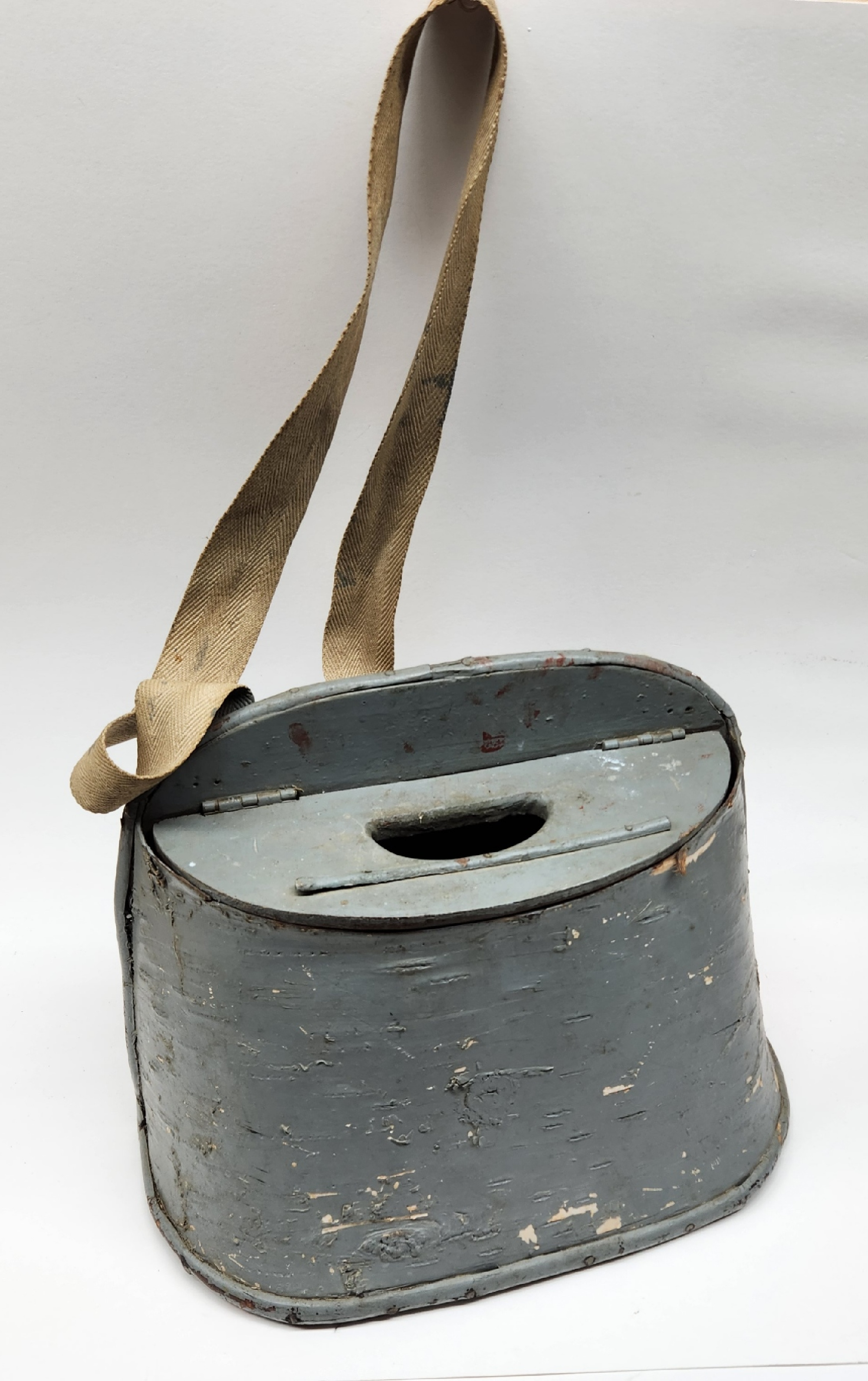 Vintage Painted Birchbark Creel