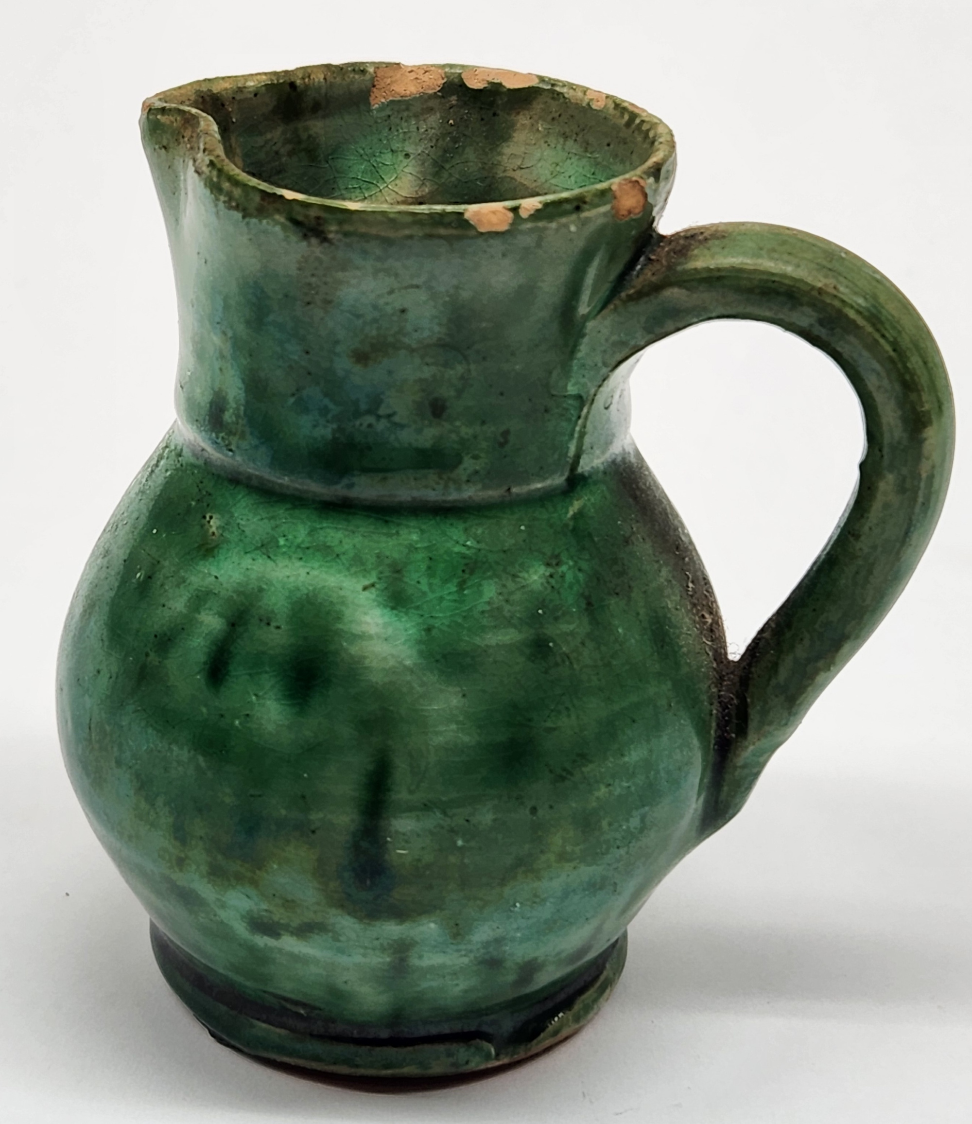 PA Miniature Redware Creamer