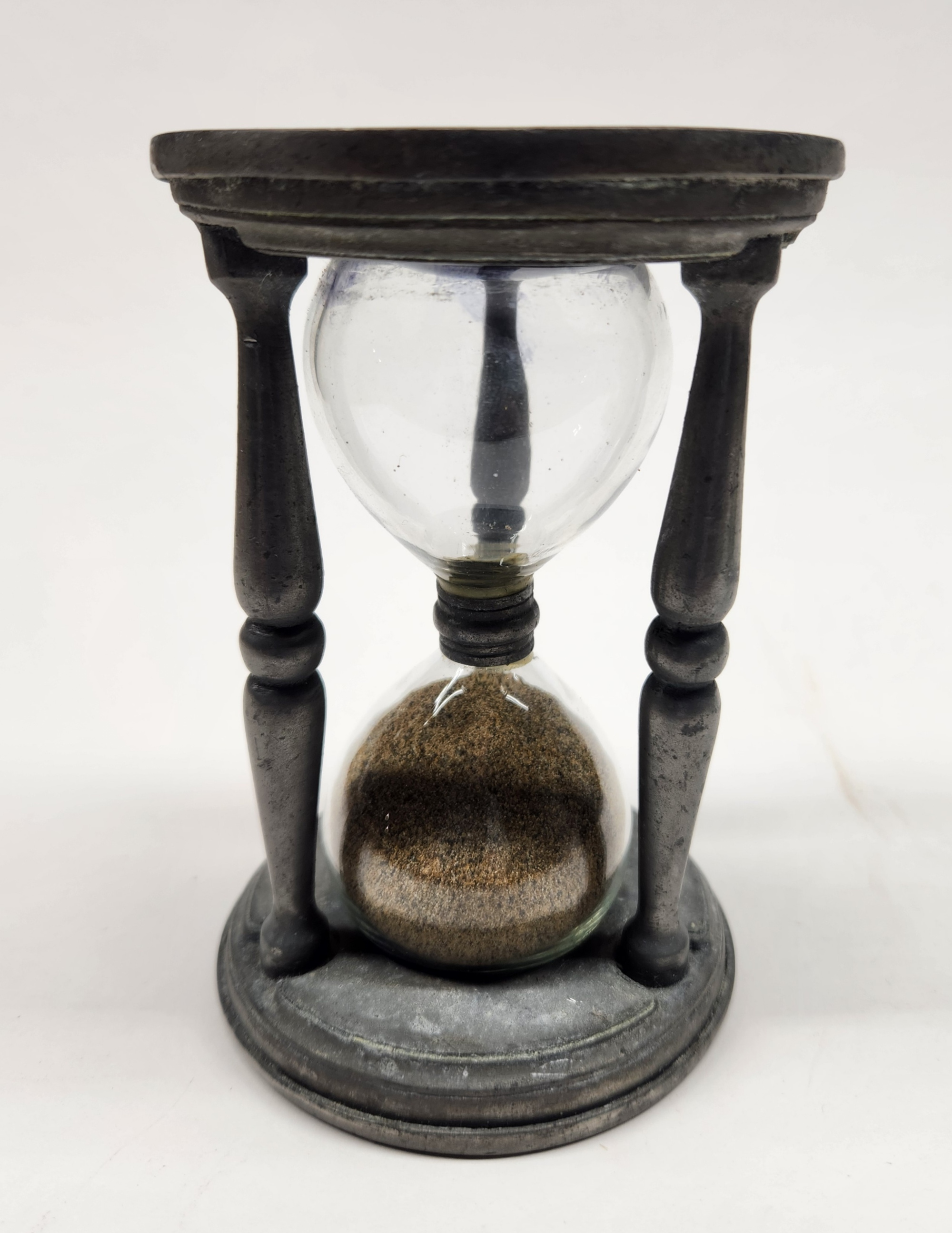 Early Pewter 5 minute Hourglass