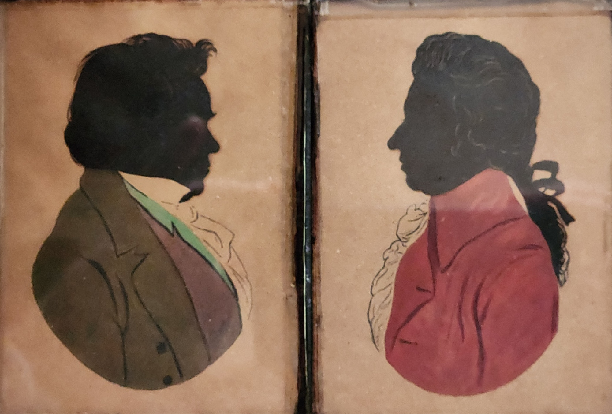 L.V. Beethoven & W.A. Mozart by Wilke