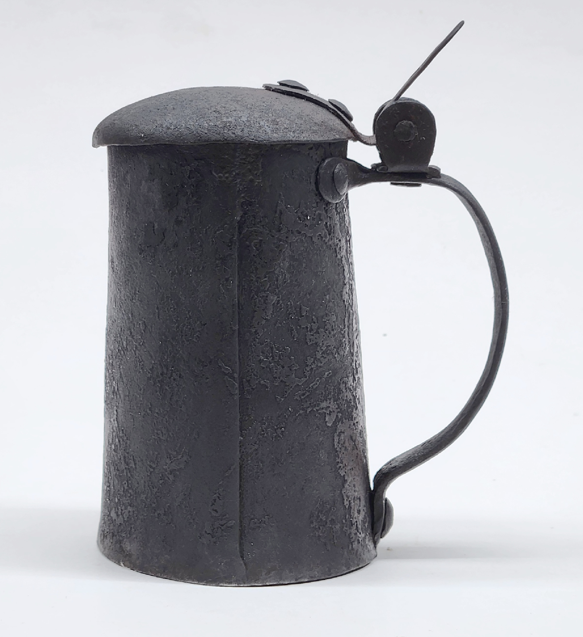 17-18th Century Small Iron Tankard
