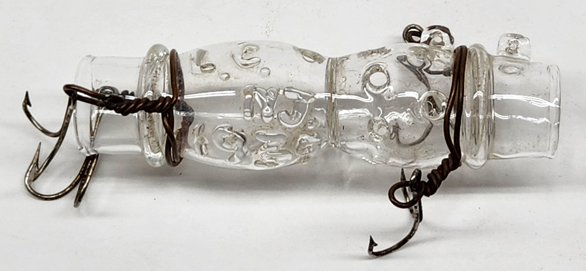 Rare Lowell Calkin Millville Glass Minnow Tube