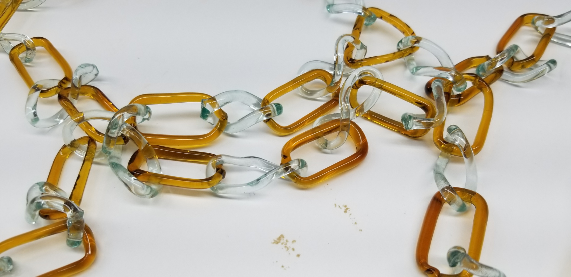 Early Diminutive SJ Glass Chain 