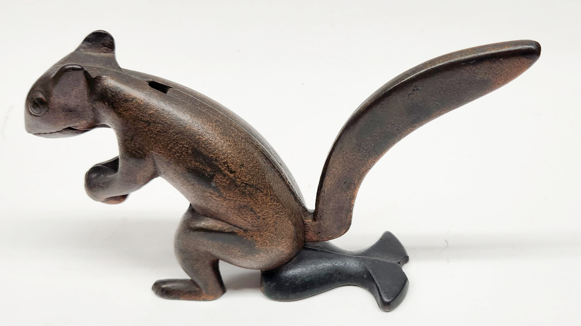 Folky Painted Squirrel Nut Cracker