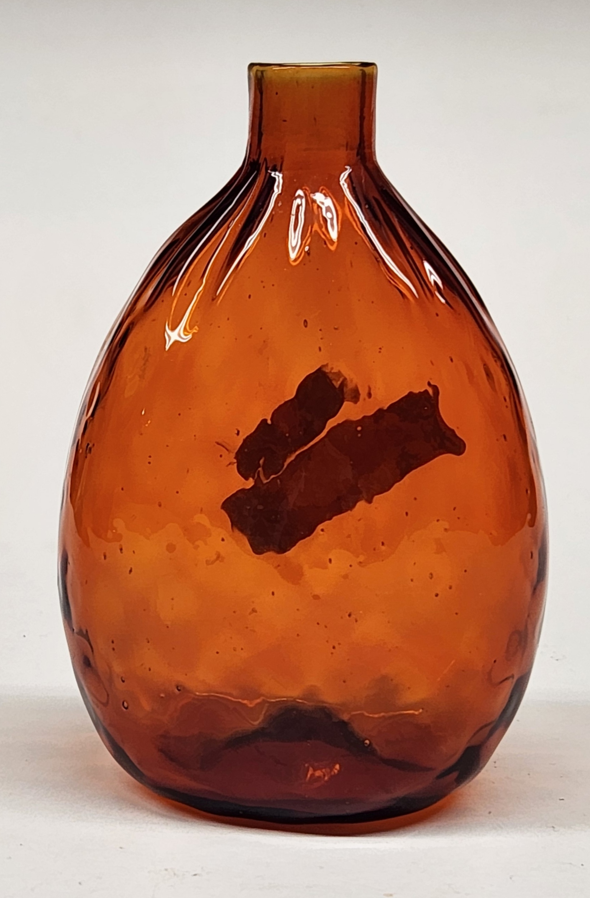 Rare Emil Larson Pocket Flask