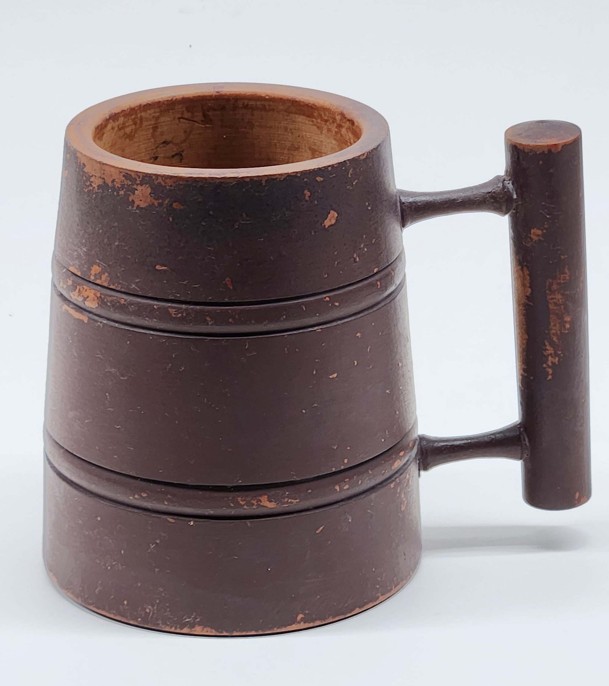 Early American Painted Tankard  5