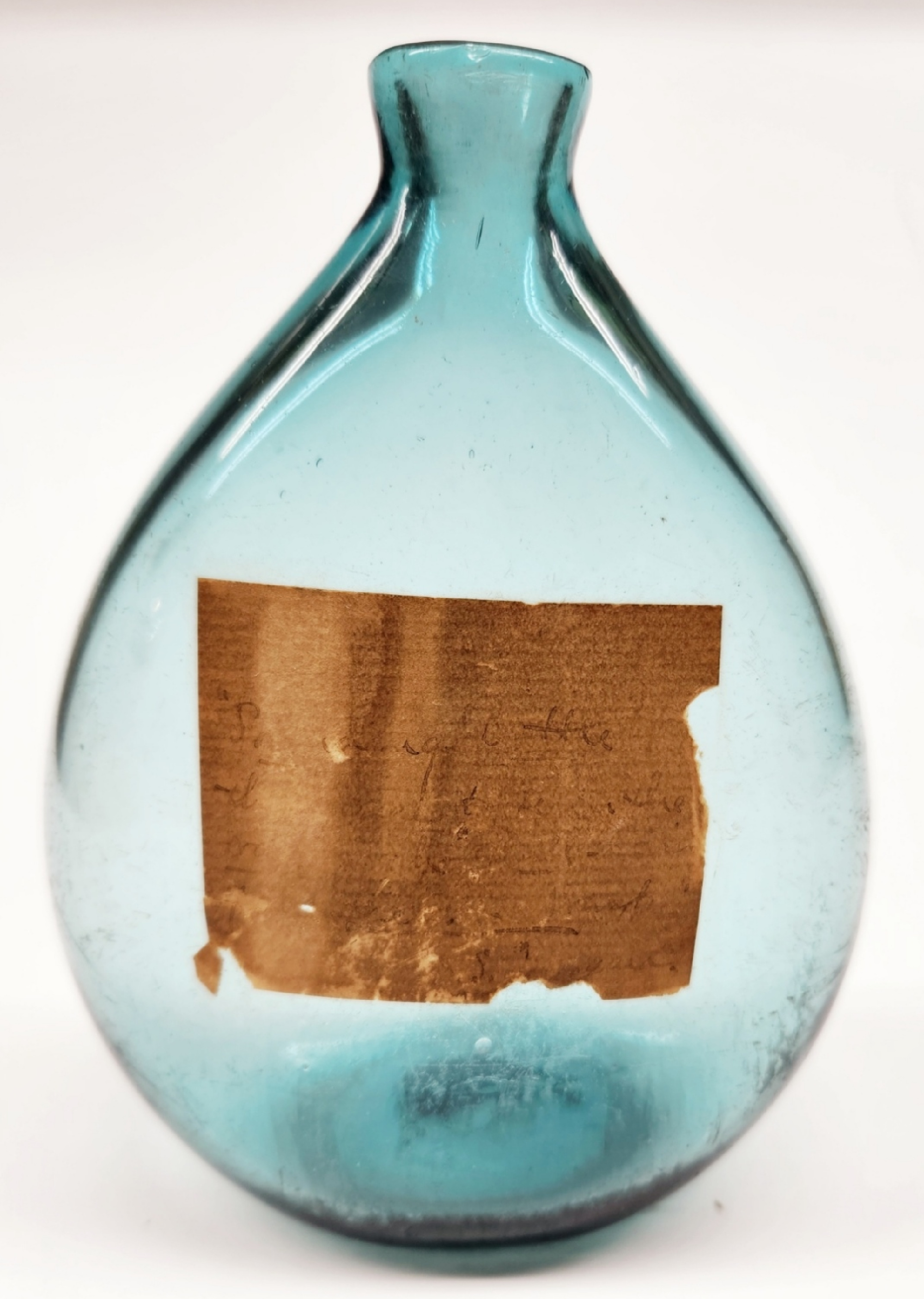 Mid-Atlantic Bluish Aqua Pocket Flask